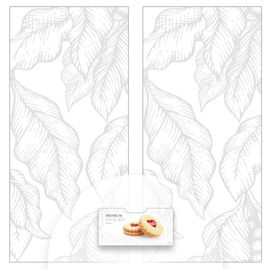 Éléments du kit d’adhésifs frontaux et latéraux pour distributeur automatique Necta Snakky Premium White 
