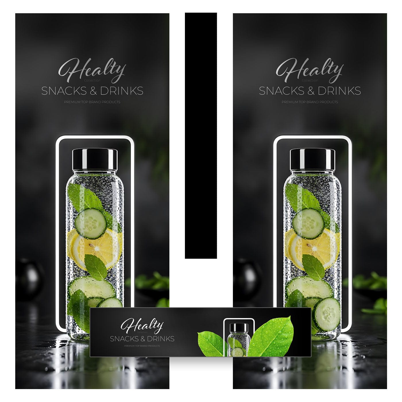 Éléments du kit d’adhésifs frontaux et latéraux pour distributeur automatique Fas 1050  Healty Collection