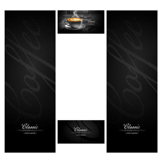 Adhésifs pour distributeur automatique Necta Barista Pro 600 Design Classic