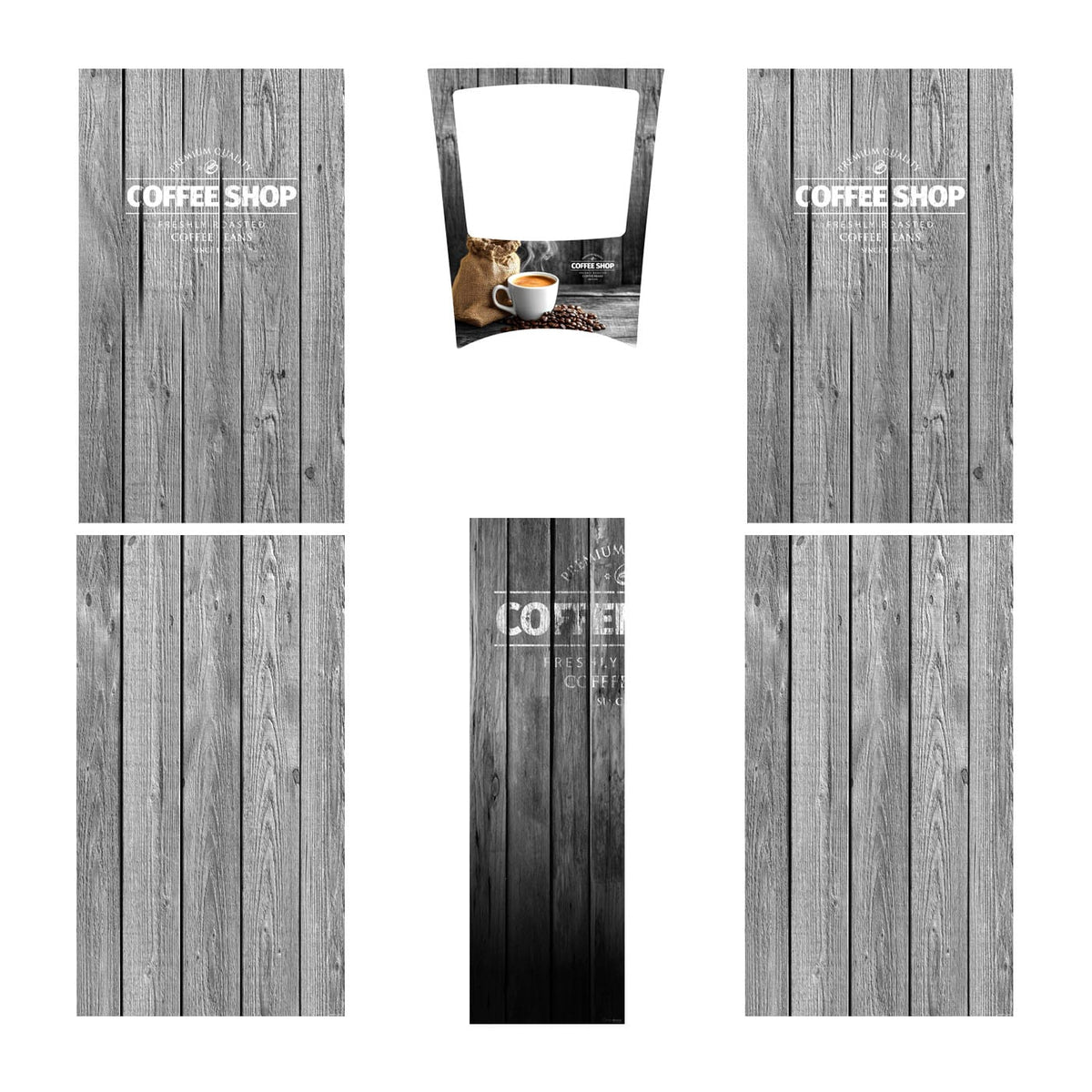 Adhésifs pour distributeur automatique Necta Brio 3 Coffee Shop