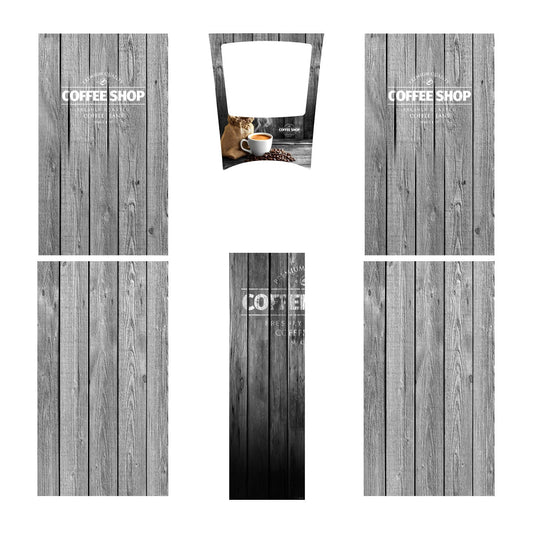 Adhésifs pour distributeur automatique Necta Brio 3 Coffee Shop