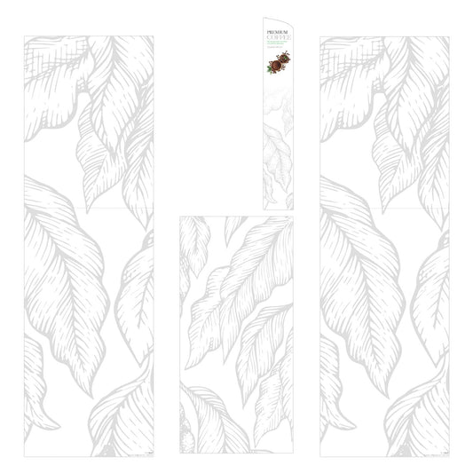 Kit d'adhésifs pour distributeur automatique Necta Colibri Premium White