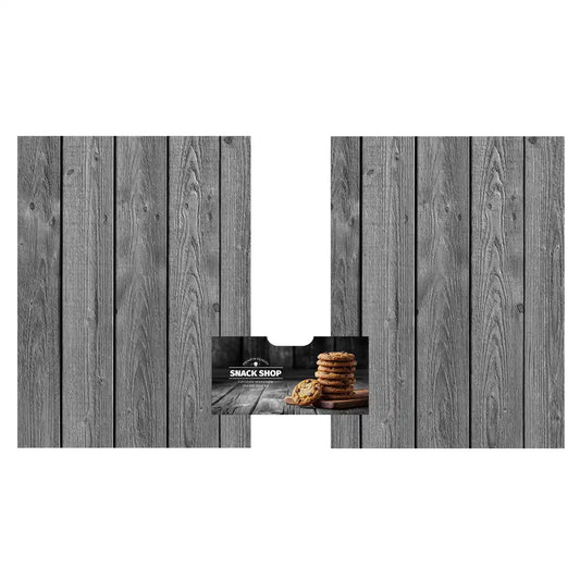 Éléments du kit d’adhésifs frontaux et latéraux pour distributeur automatique Necta Gusto 6 Mini Coffee Shop