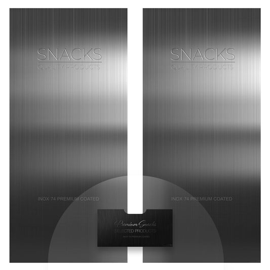 Éléments du kit d’adhésifs frontaux et latéraux pour distributeur automatique Necta Snakky Inox Print