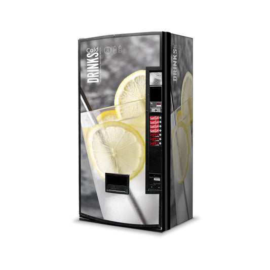 Vinyles universels pour distributeurs automatiques de canettes et de bouteilles. Design Fresh Lemon